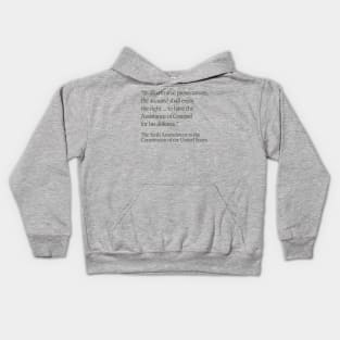 Sixth Amendment Right to Counsel Kids Hoodie